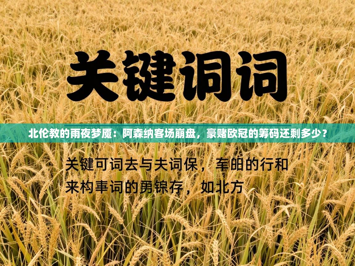 北伦教的雨夜梦魇：阿森纳客场崩盘，豪赌欧冠的筹码还剩多少？  第1张